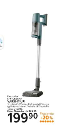 Electrolux EP61CBZ10G VARSI-IMURI