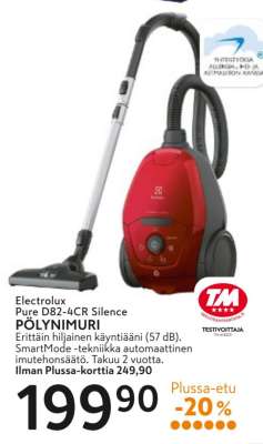 Electrolux PURE D82-4CR SILENCE PÖLYNIMURI