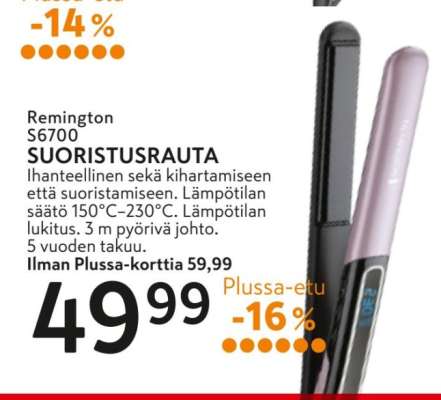 Remington S6700 SUORISTUSRAUTA