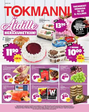 Tokmanni tarjoukset  - 08.05.2025 - 11.05.2025.