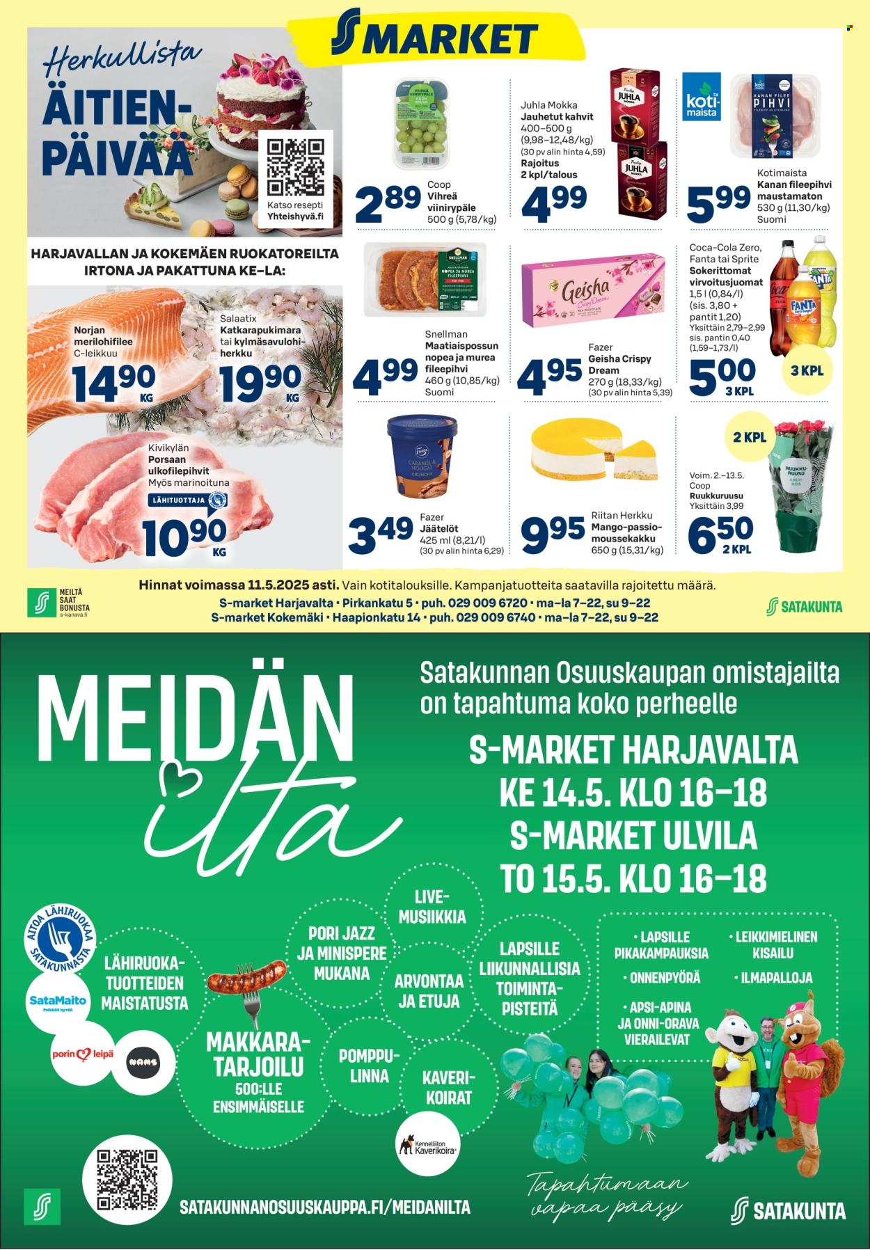 S-market tarjoukset - 07.05.2025 - 11.05.2025. Sivu 1