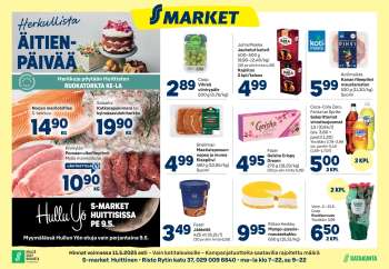 S-market tarjoukset  - 07.05.2025 - 11.05.2025.