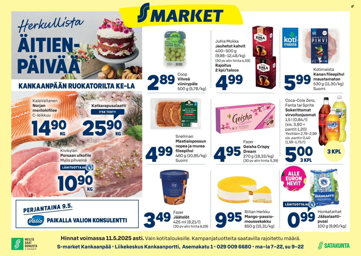 S-market tarjoukset - 07.05.2025 - 11.05.2025. Sivu 1