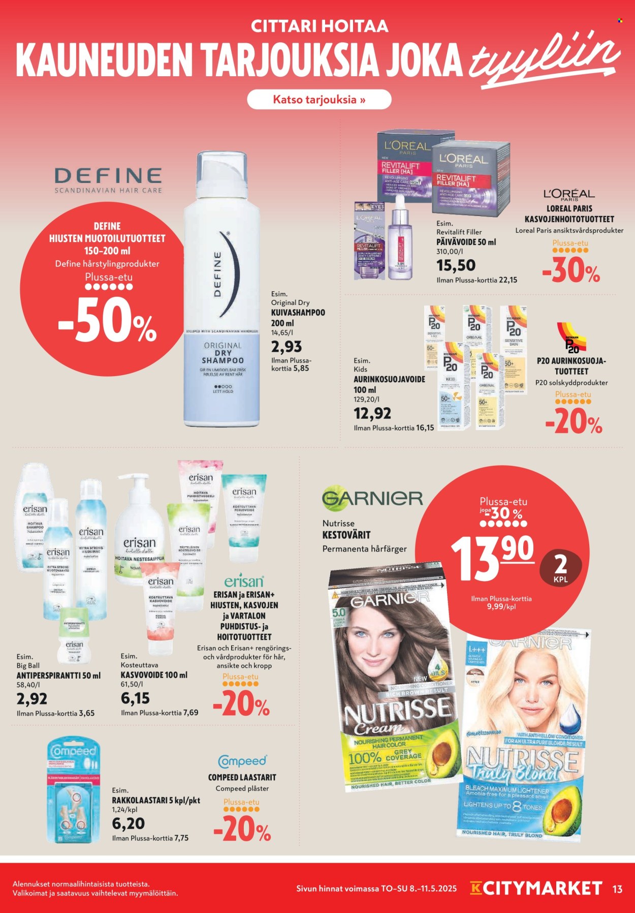 K-citymarket tarjoukset - 08.05.2025 - 14.05.2025. Sivu 1