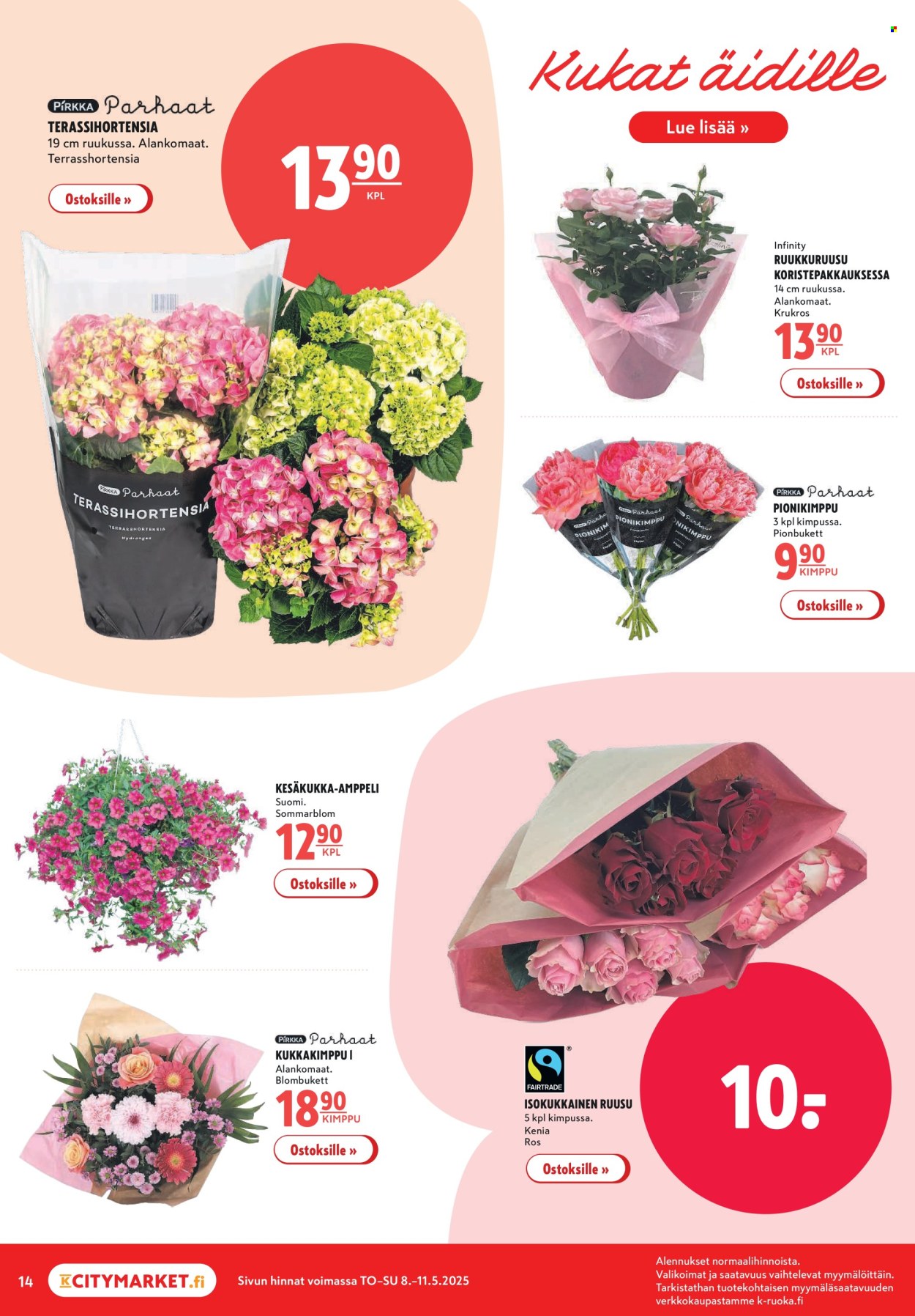 K-citymarket tarjoukset - 08.05.2025 - 14.05.2025. Sivu 1