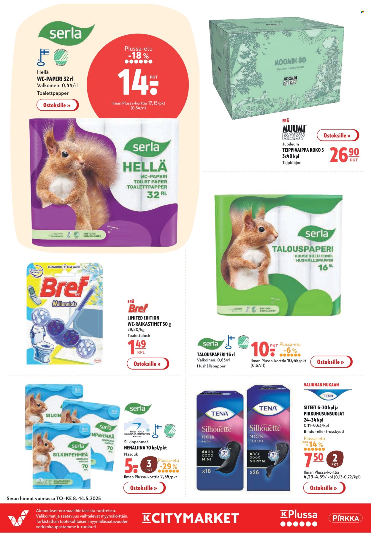 K-citymarket tarjoukset - 08.05.2025 - 14.05.2025. Sivu 1
