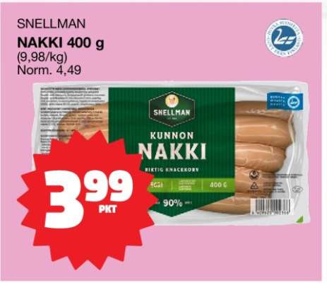 SNELLMAN NAKKI 400 g