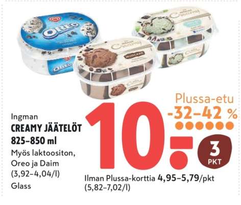 Ingman CREAMY JÄÄTELÖT