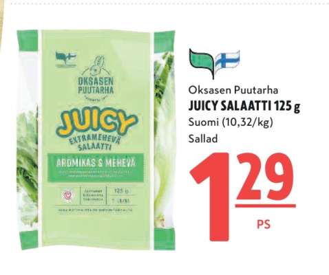 JUICY SALAATTI 125 g