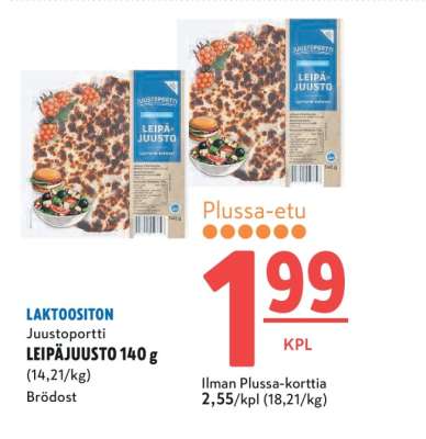 Juustoportti LEIPÄJUUSTO 140 g