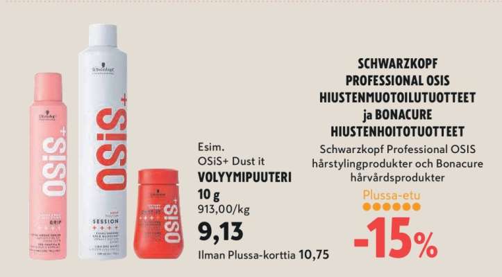OSiS+ Dust it VOLYMIPUUTERI