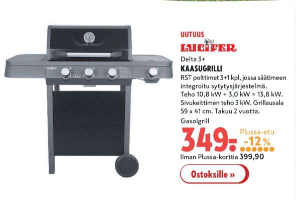 Delta 3 KAASUGRILLI