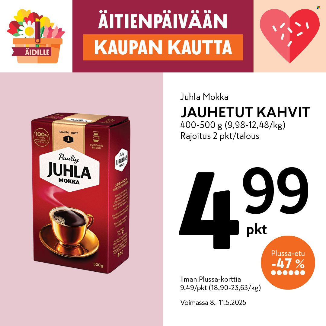 K-market tarjoukset - 08.05.2025 - 11.05.2025. Sivu 1