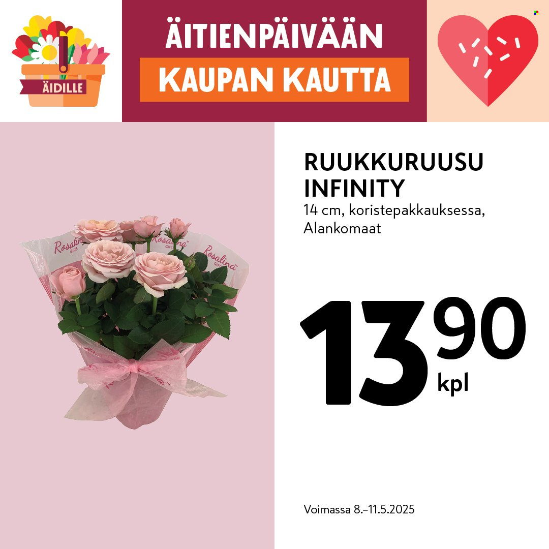 K-market tarjoukset - 08.05.2025 - 11.05.2025. Sivu 1
