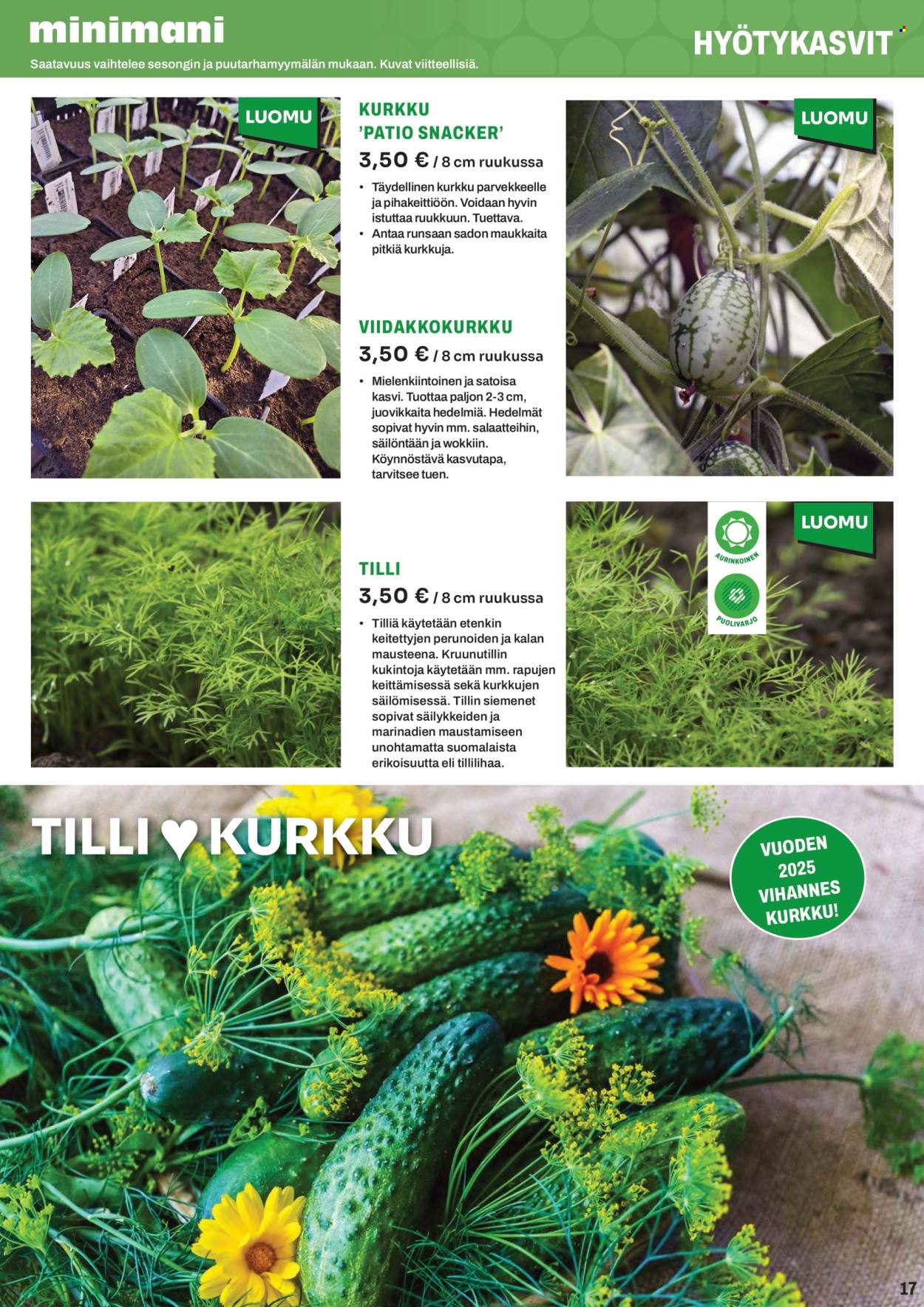 Minimani tarjoukset. Sivu 1