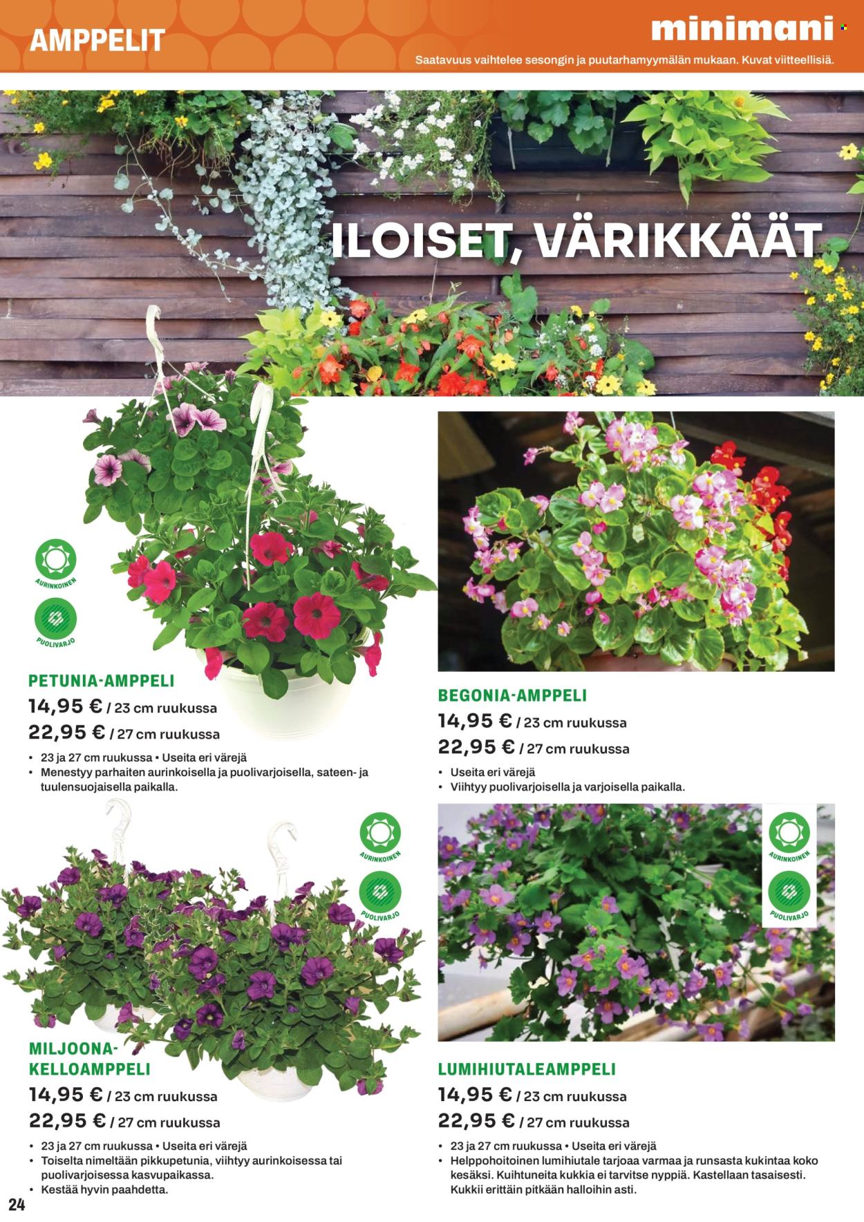Minimani tarjoukset. Sivu 1
