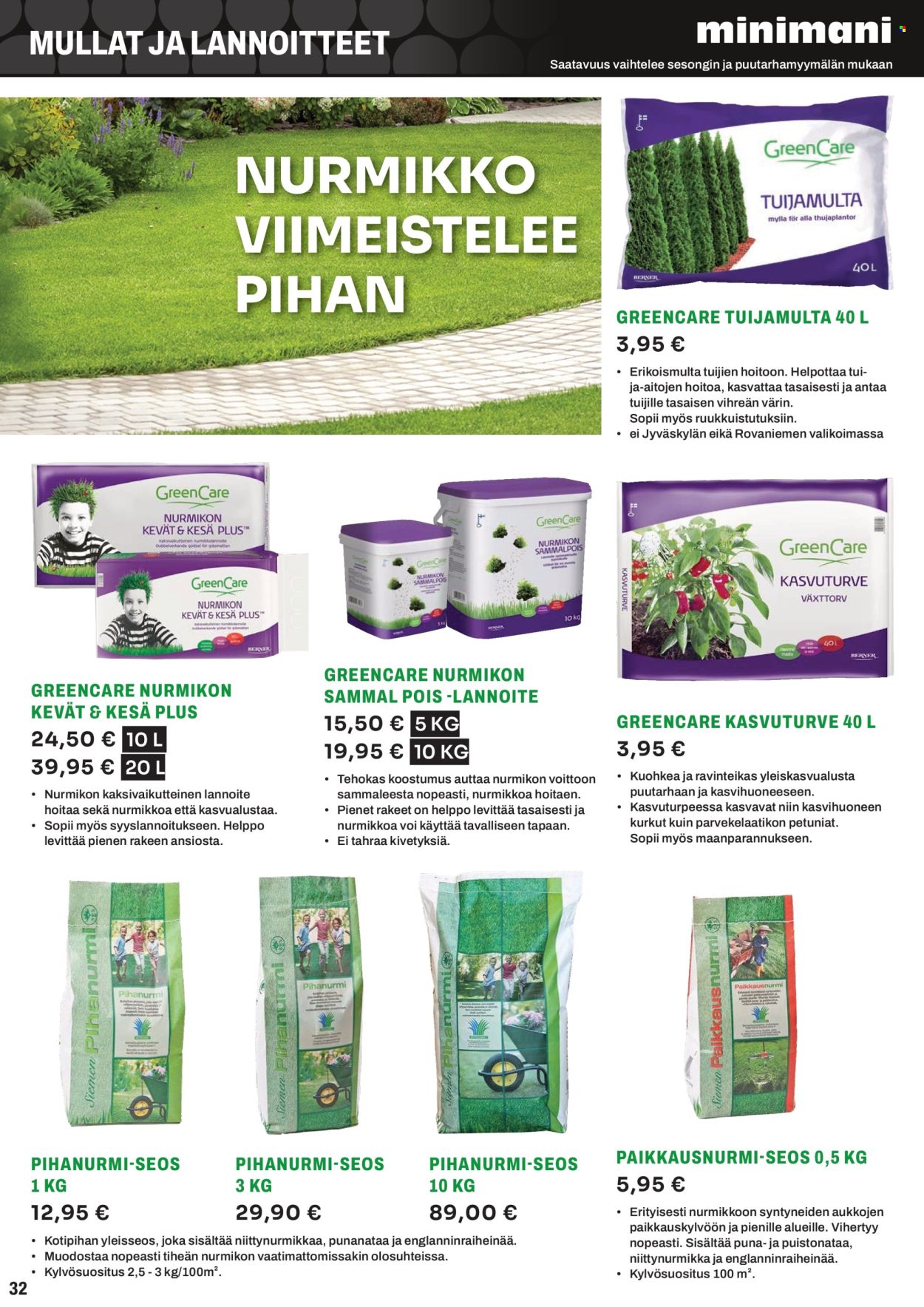 Minimani tarjoukset. Sivu 1