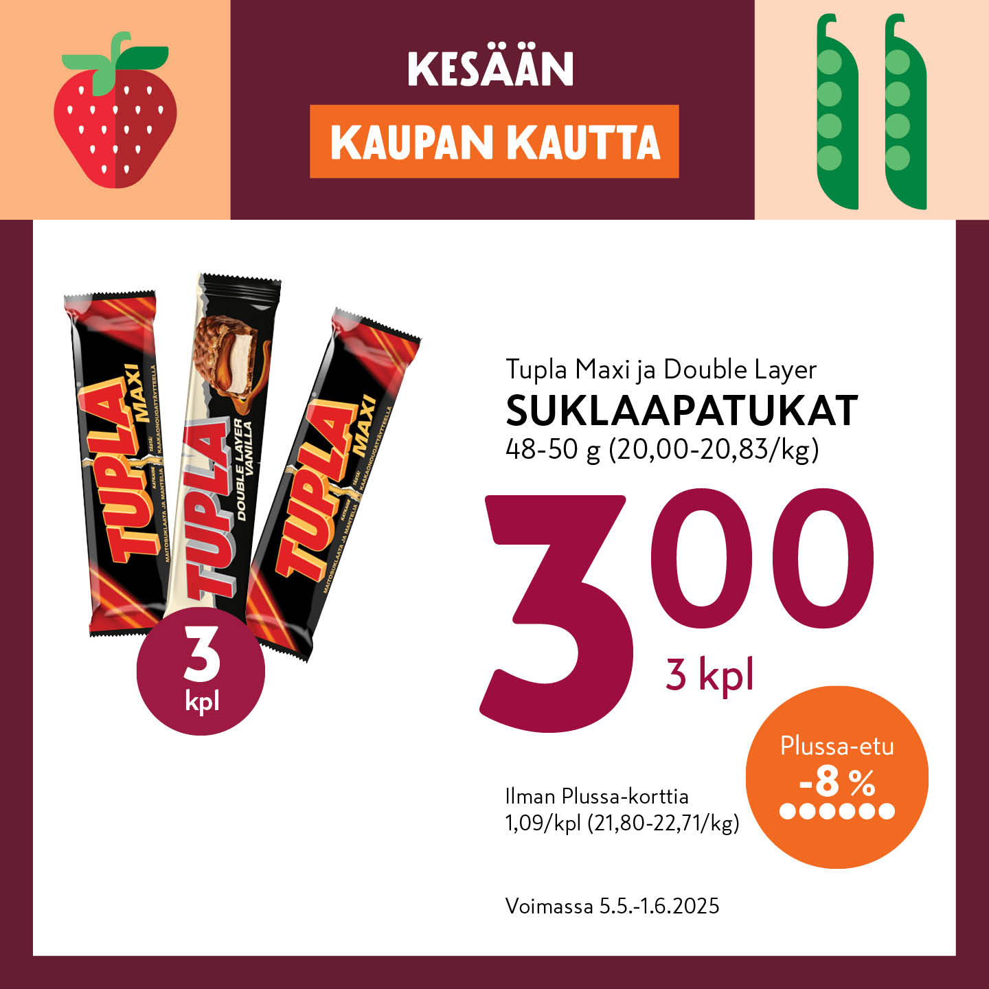 K-market tarjoukset - 05.05.2025 - 01.06.2025. Sivu 1