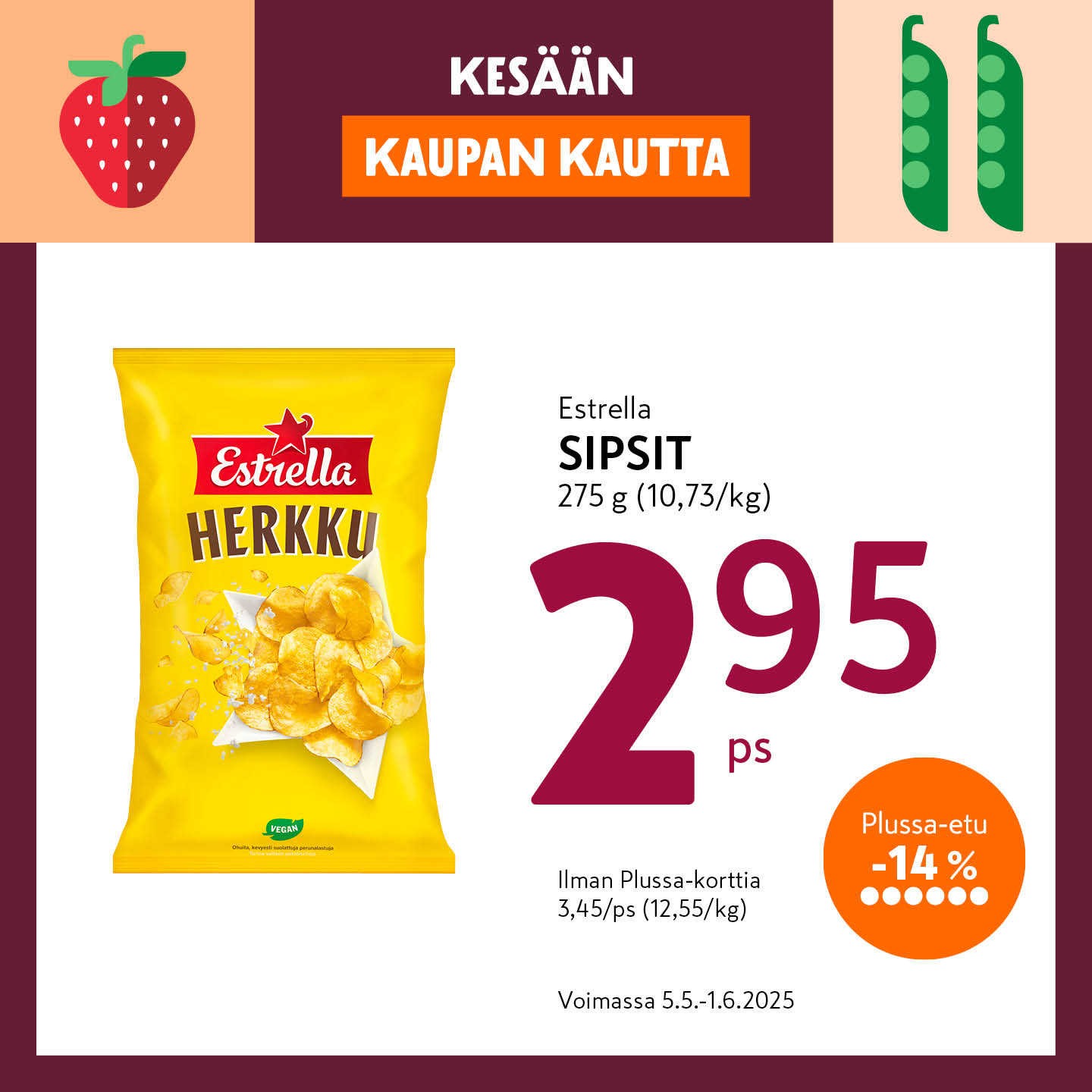 K-market tarjoukset - 05.05.2025 - 01.06.2025. Sivu 1