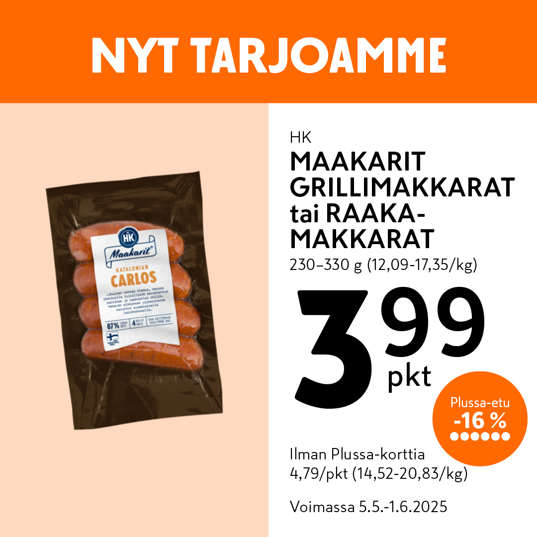 K-market tarjoukset - 05.05.2025 - 01.06.2025. Sivu 1