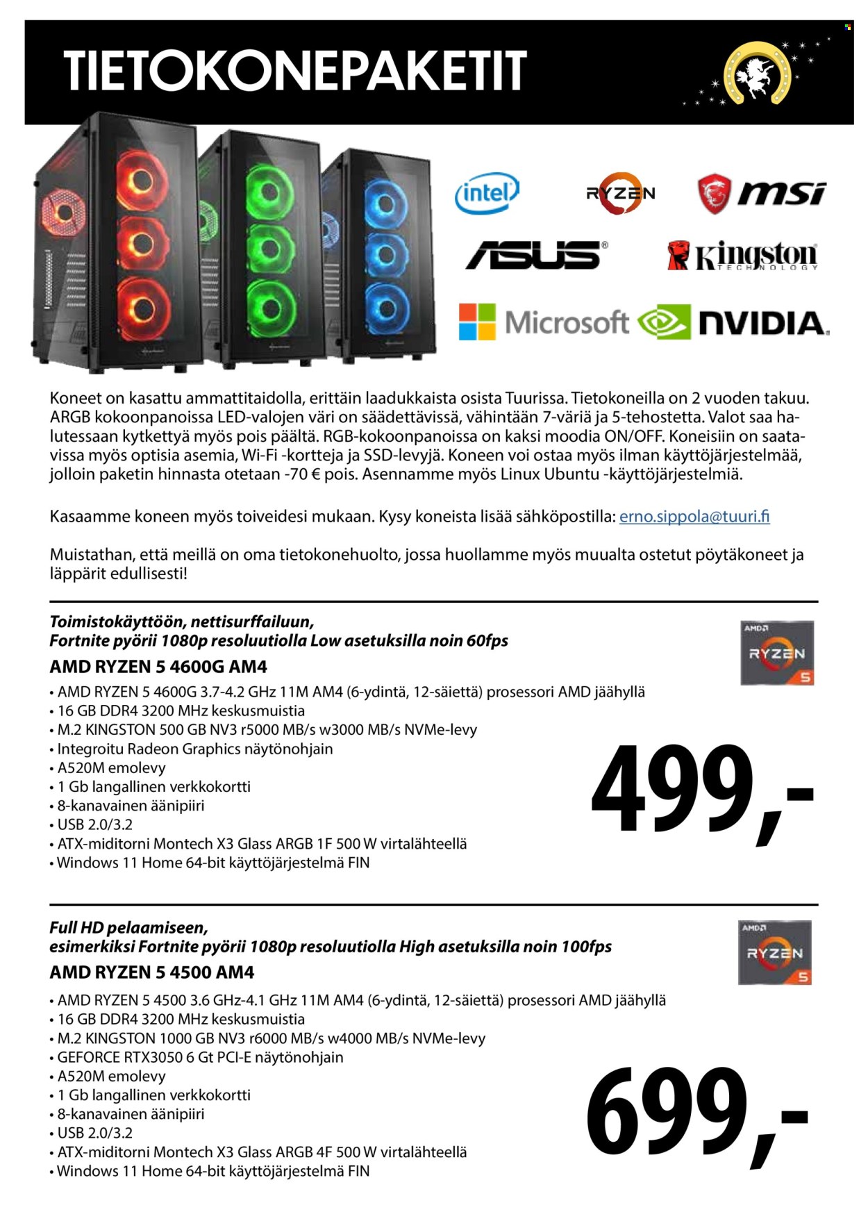 Tuuri tarjoukset. Sivu 1