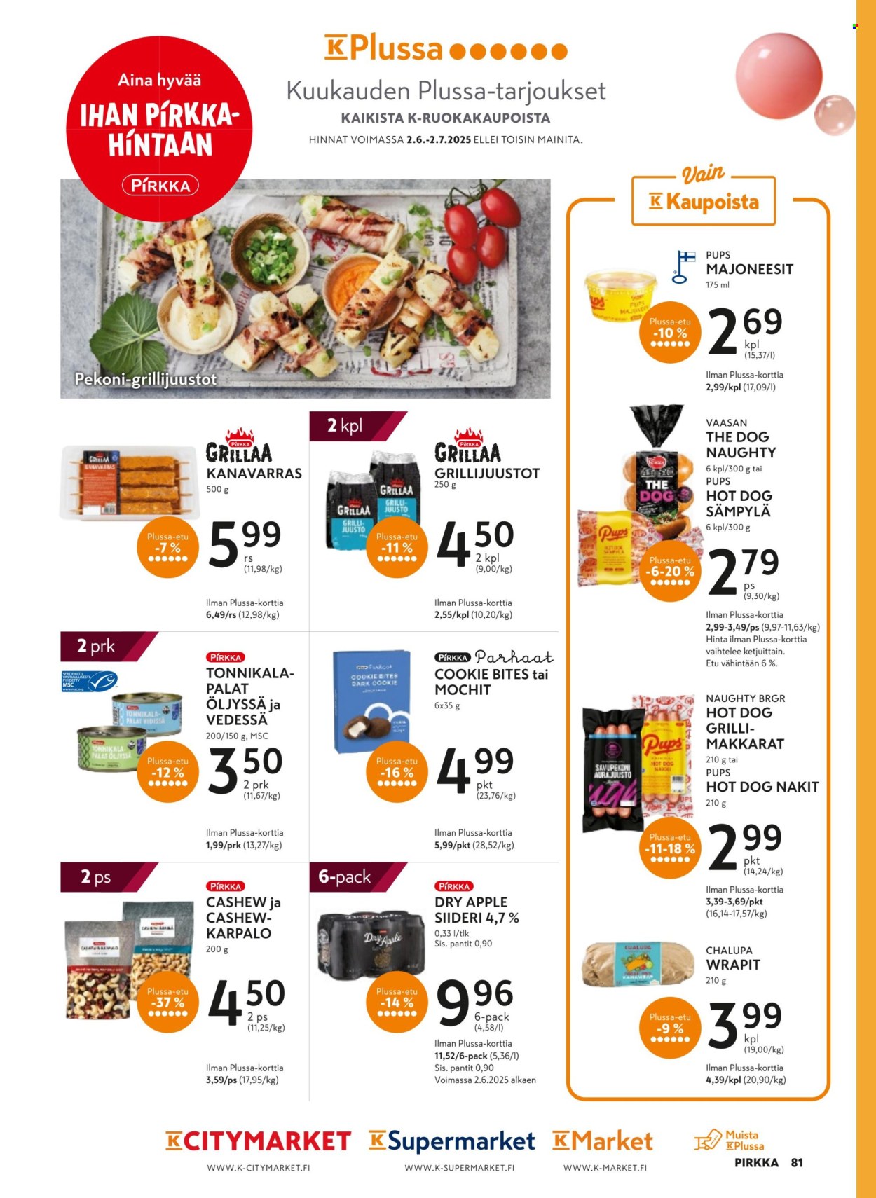 K-citymarket tarjoukset - 11.06.2025 - 26.08.2025. Sivu 81