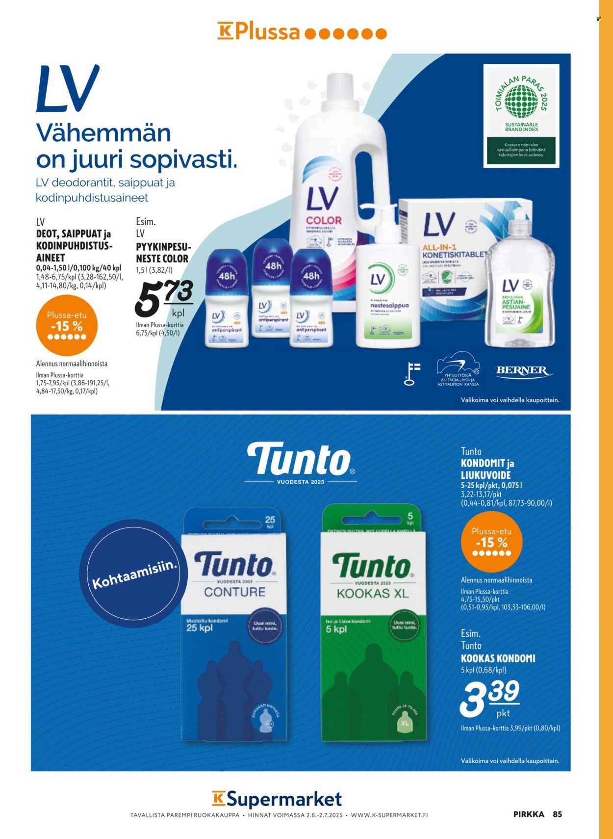 K-citymarket tarjoukset - 11.06.2025 - 26.08.2025. Sivu 85