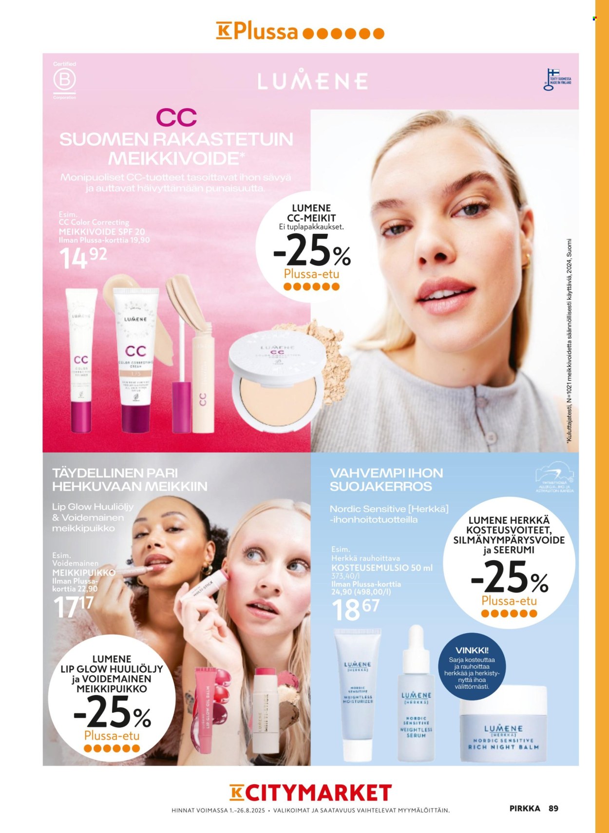 K-citymarket tarjoukset - 11.06.2025 - 26.08.2025. Sivu 89