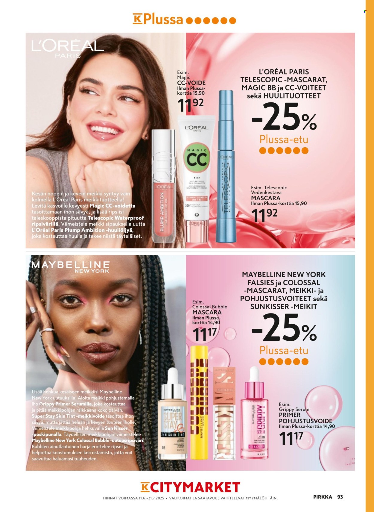 K-citymarket tarjoukset - 11.06.2025 - 26.08.2025. Sivu 93