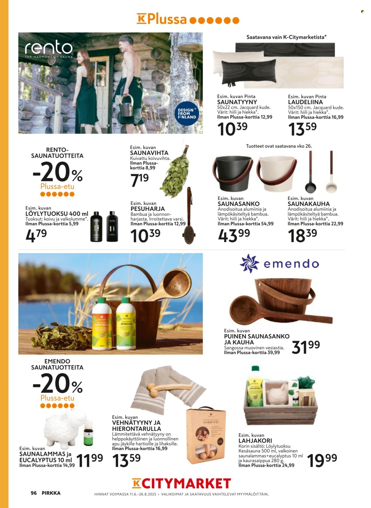 K-citymarket tarjoukset - 11.06.2025 - 26.08.2025. Sivu 96