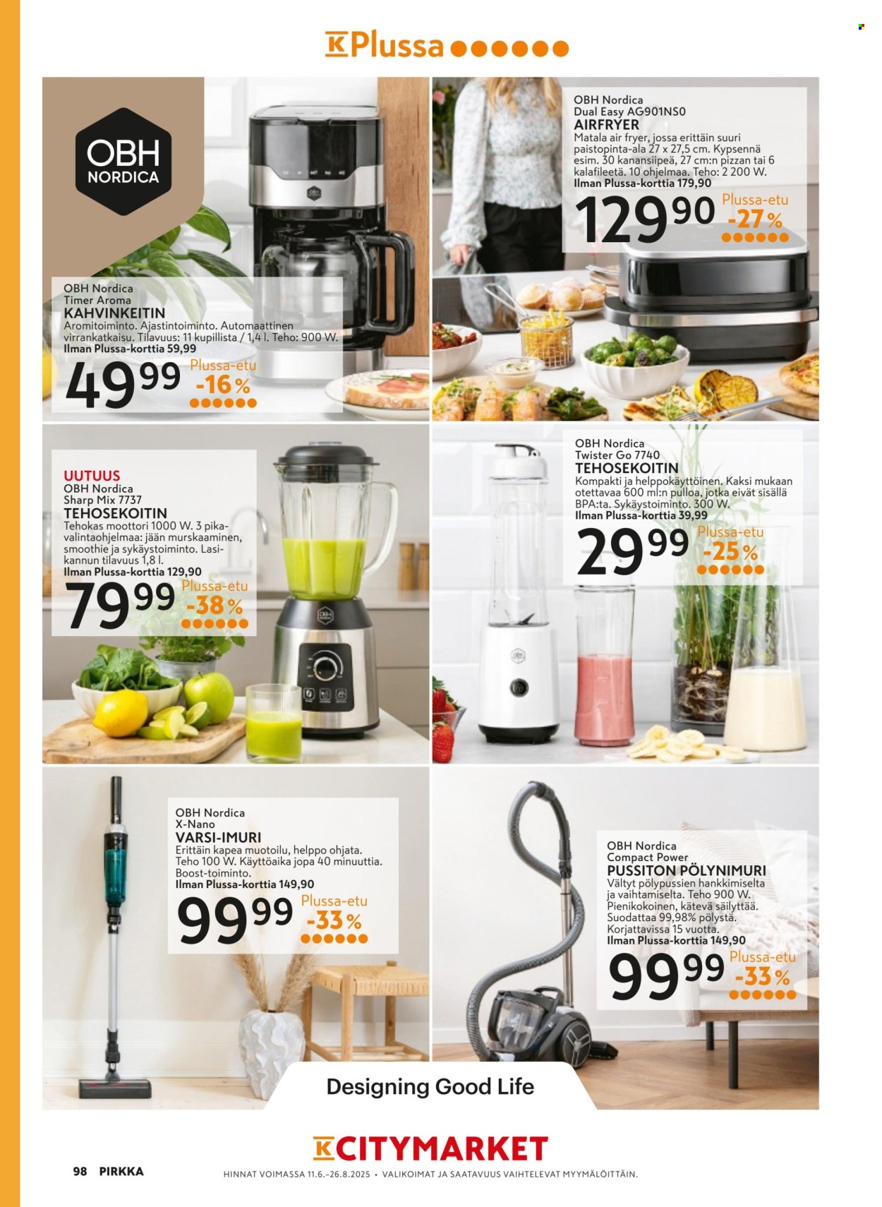 K-citymarket tarjoukset - 11.06.2025 - 26.08.2025. Sivu 98