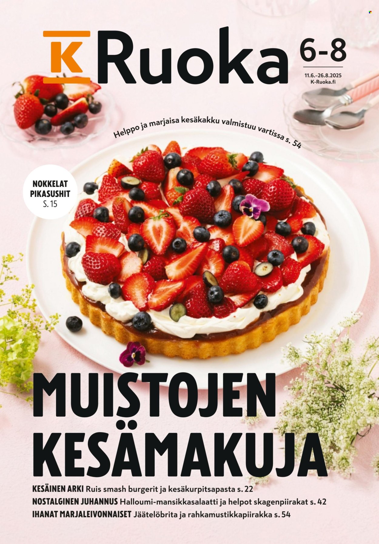 K-market tarjoukset - 11.06.2025 - 26.08.2025. Sivu 1