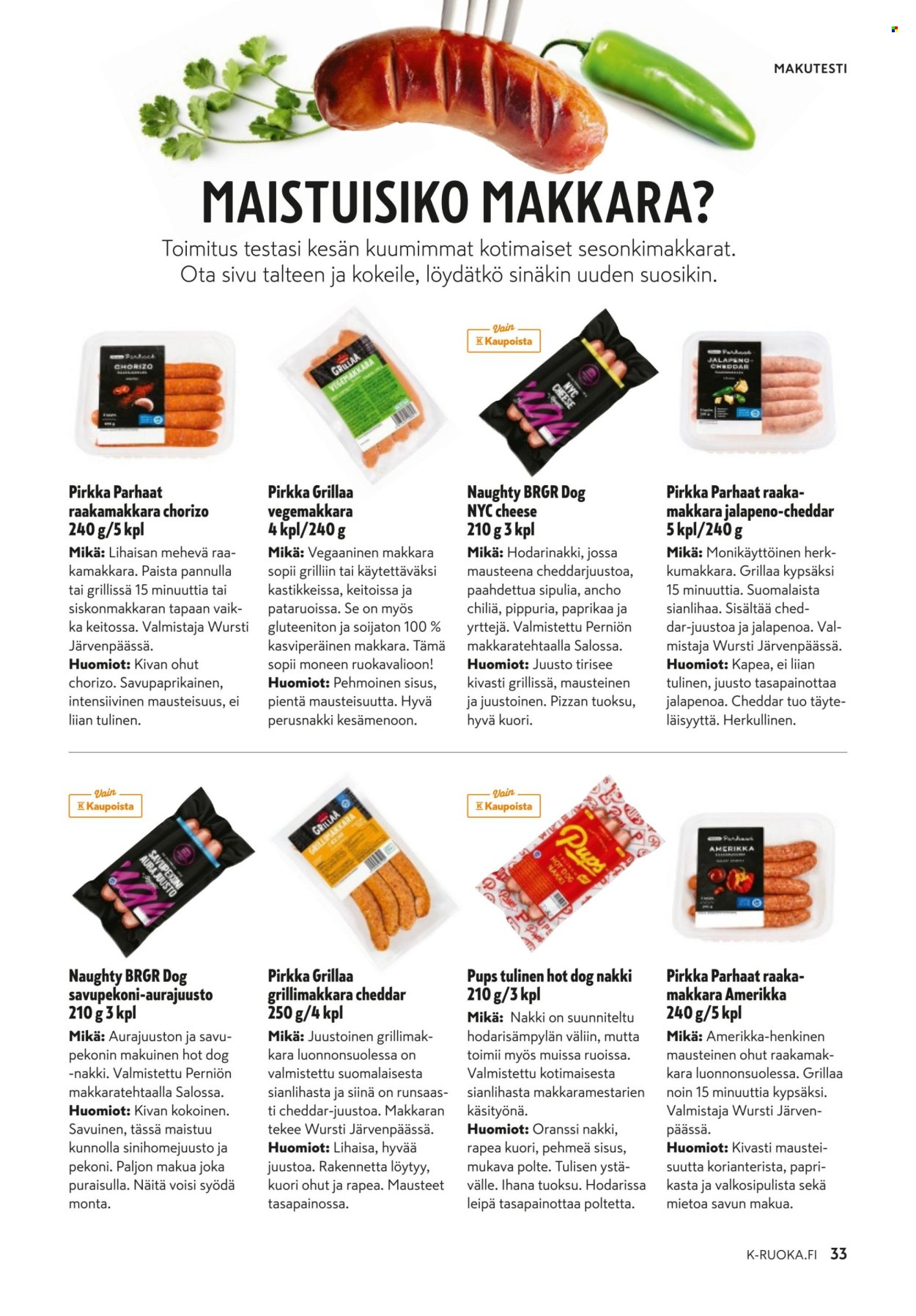 K-market tarjoukset - 11.06.2025 - 26.08.2025. Sivu 33