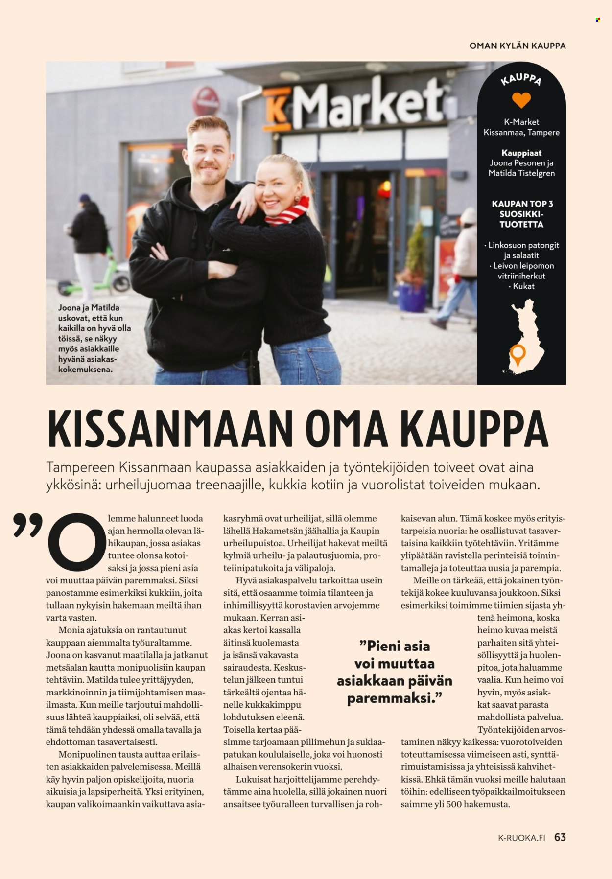 K-market tarjoukset - 11.06.2025 - 26.08.2025. Sivu 63