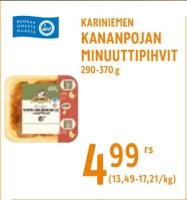 Kariniemen KANANPOJAN MINUUTTIPIHVIT