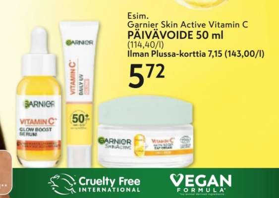 Garnier Skin Active Vitamin C PÄIVÄVOIDE 50 ml