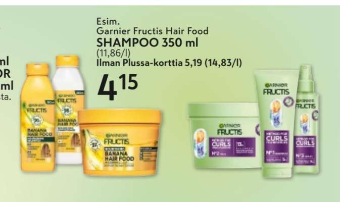Garnier Fructis Hair Food SHAMPOO 350 ml