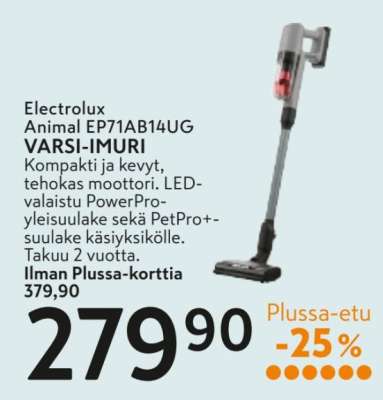 Electrolux Animal EP71AB14UG VARSI-IMURI