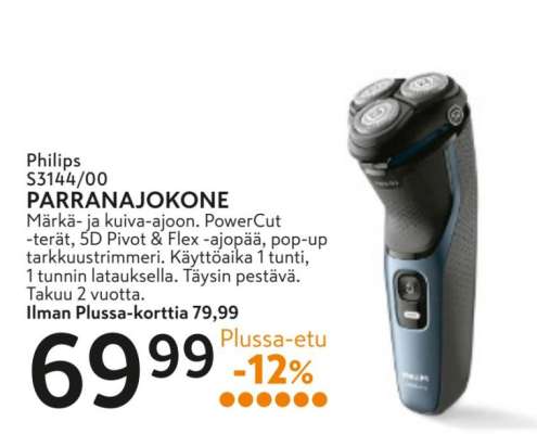 PHILIPS S3144/00 PARRANAJOKONE