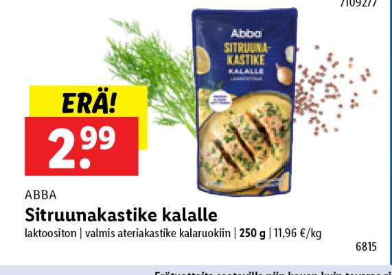 ABBA Sitruunakastike kalalle