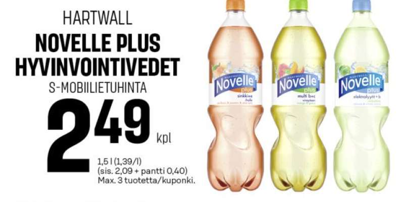 Hartwall Novelle Plus Hyvinvointivedet