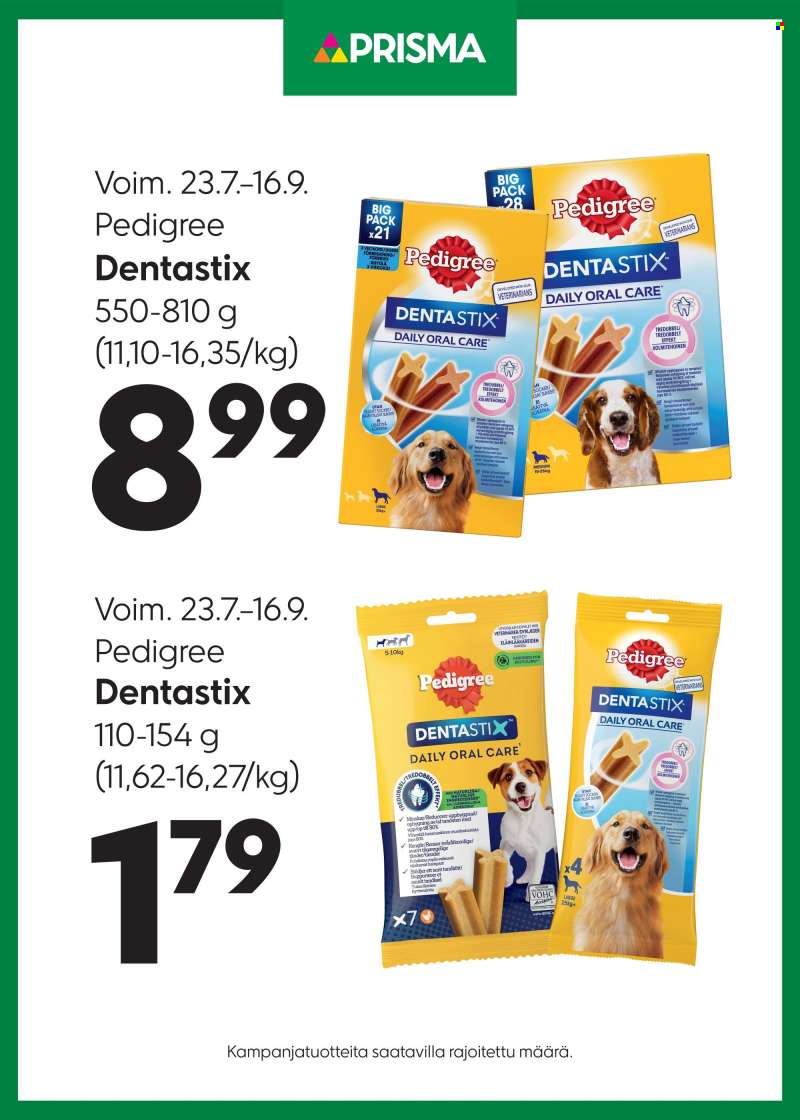 Prisma tarjoukset  - 23.07.2025 - 16.09.2025.