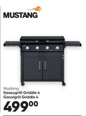 Mustang Kaasugrilli Griddle 4