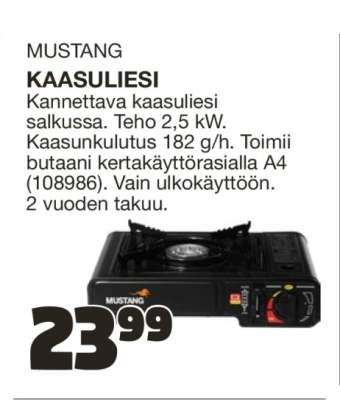 MUSTANG KAASULIESI