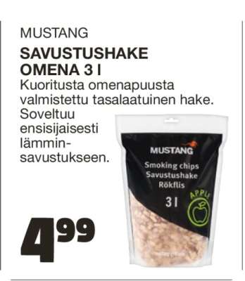 MUSTANG SAVUSTUSHAKE OMENA 3 l