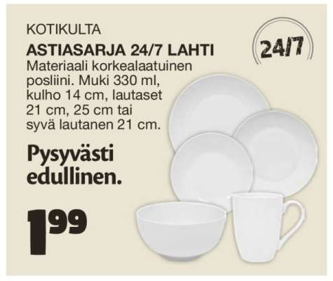 KOTIKULTA ASTIASARJA 24/7 LAHTI
