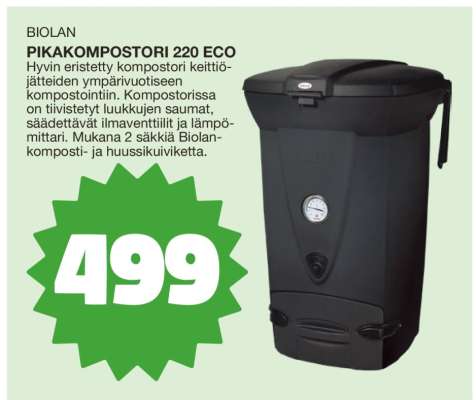 BIOLAN PIKAKOMPOSTORI 220 ECO