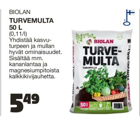 BIOLAN TURVEMULTA 50 l
