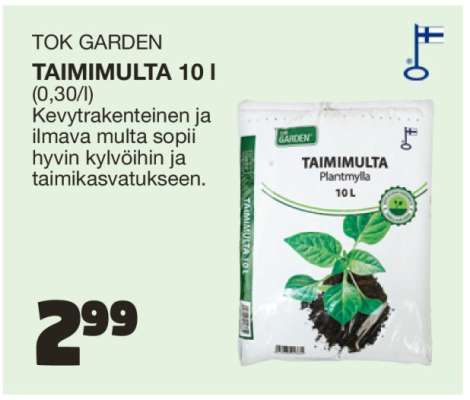 TOK GARDEN TAIMIMULTA 10 l