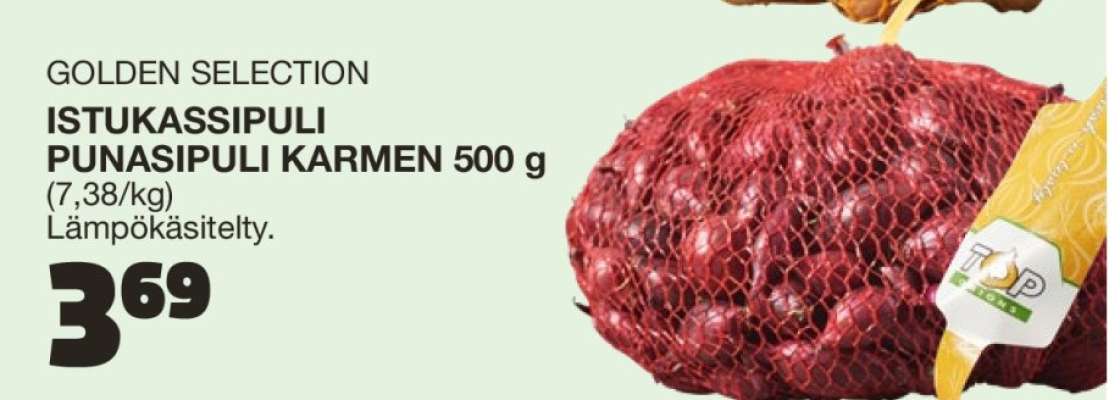 ISTUKASSIPULI PUNASIPULI KARMEN 500 g